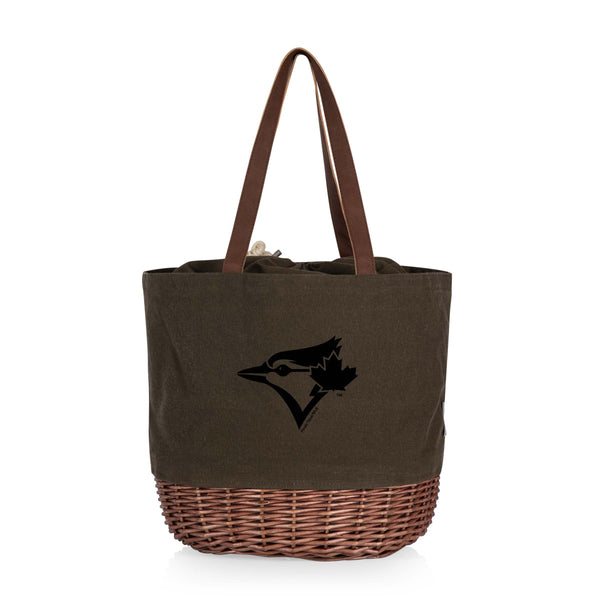 Toronto Blue Jays - Coronado Canvas and Willow Basket Tote