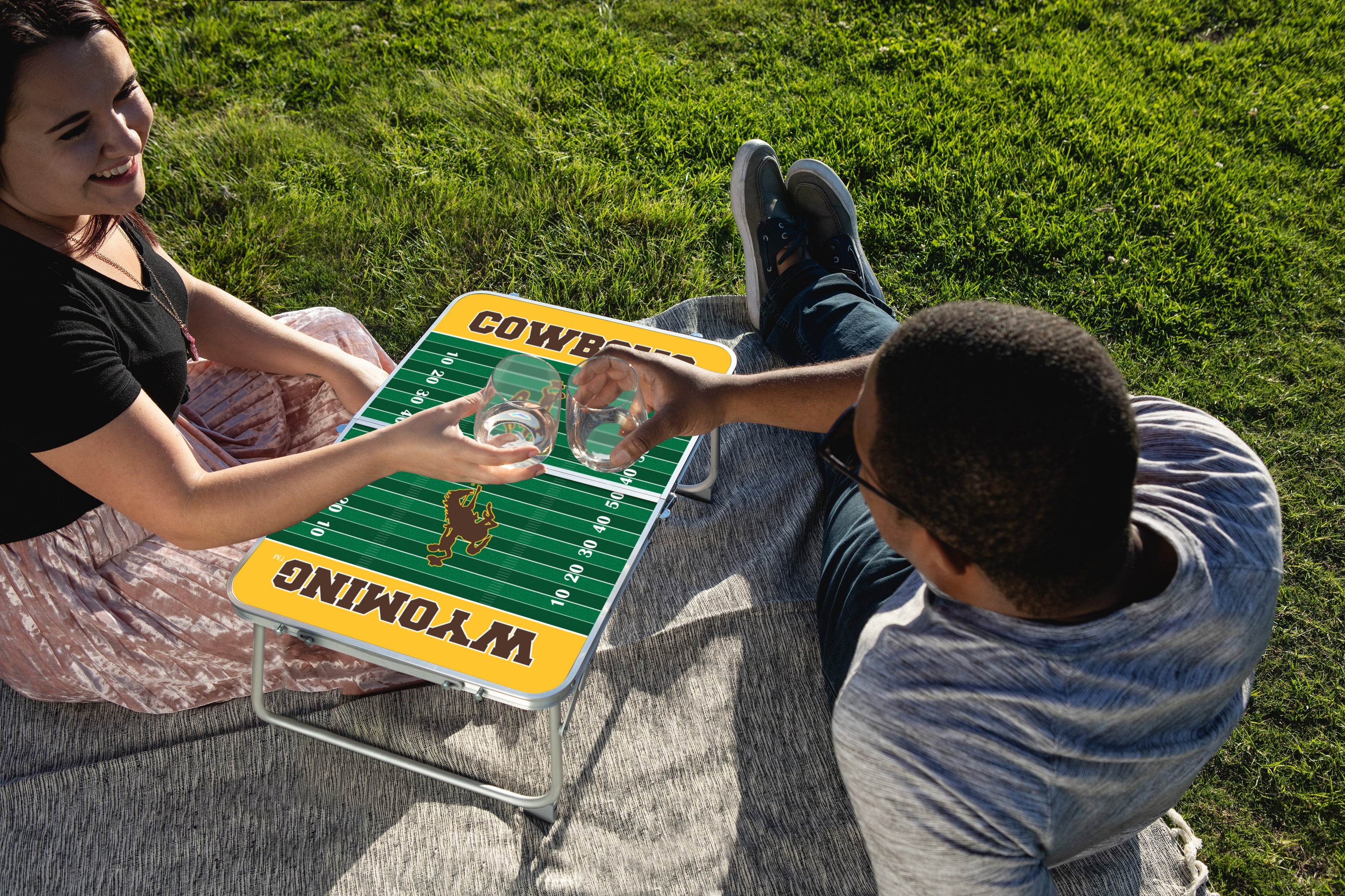 Wyoming Cowboys - Concert Table Mini Portable Table