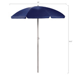 North Carolina Tar Heels - 5.5 Ft. Portable Beach Umbrella