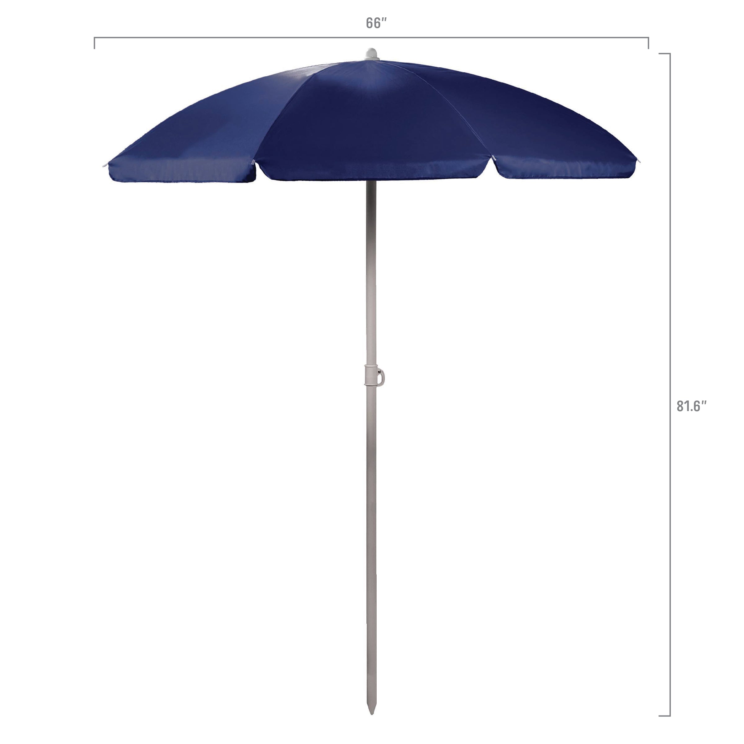 Illinois Fighting Illini - 5.5 Ft. Portable Beach Umbrella