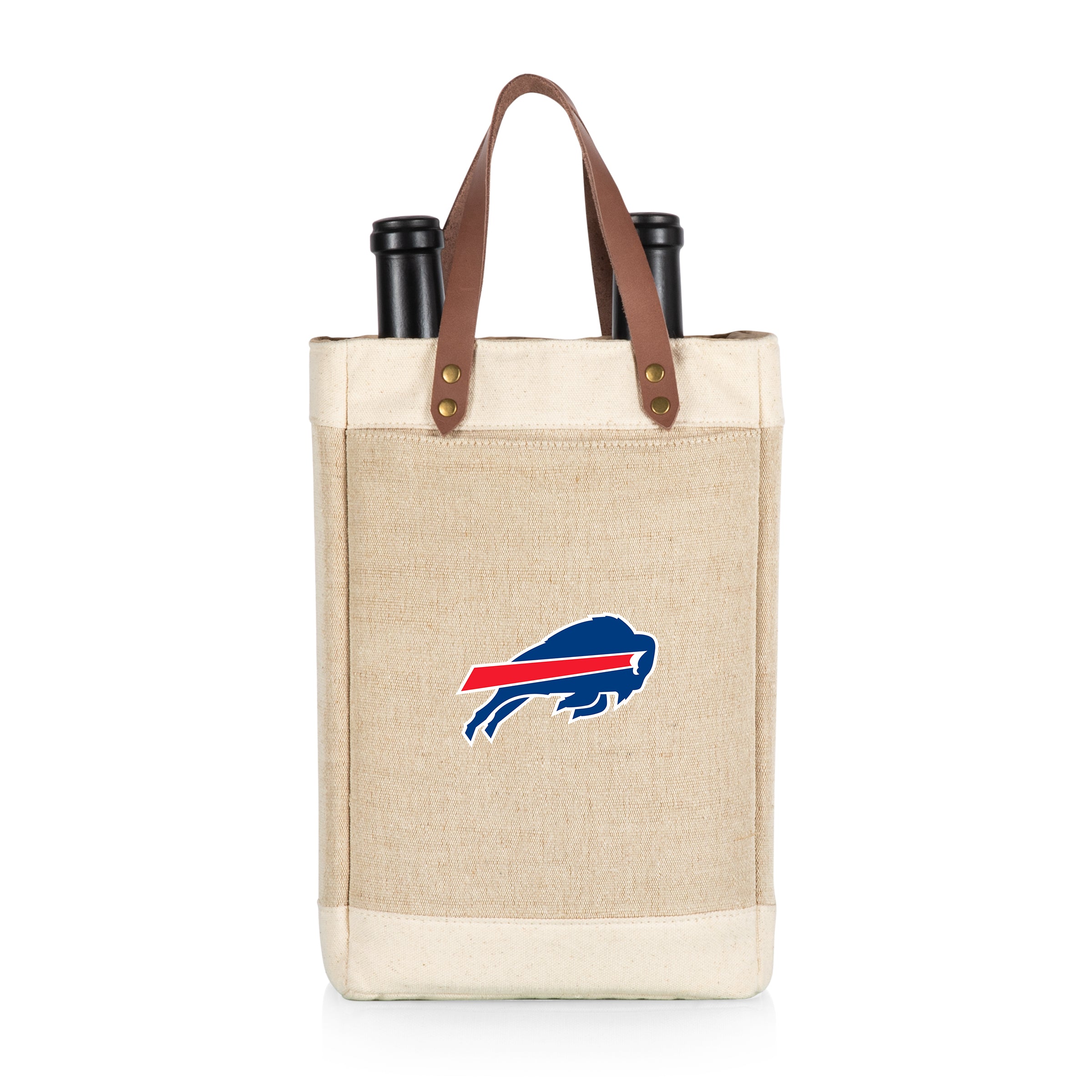 Buffalo Bills - Pinot Jute 2 Bottle Insulated Wine Bag