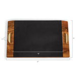 Las Vegas Raiders - Covina Acacia and Slate Serving Tray