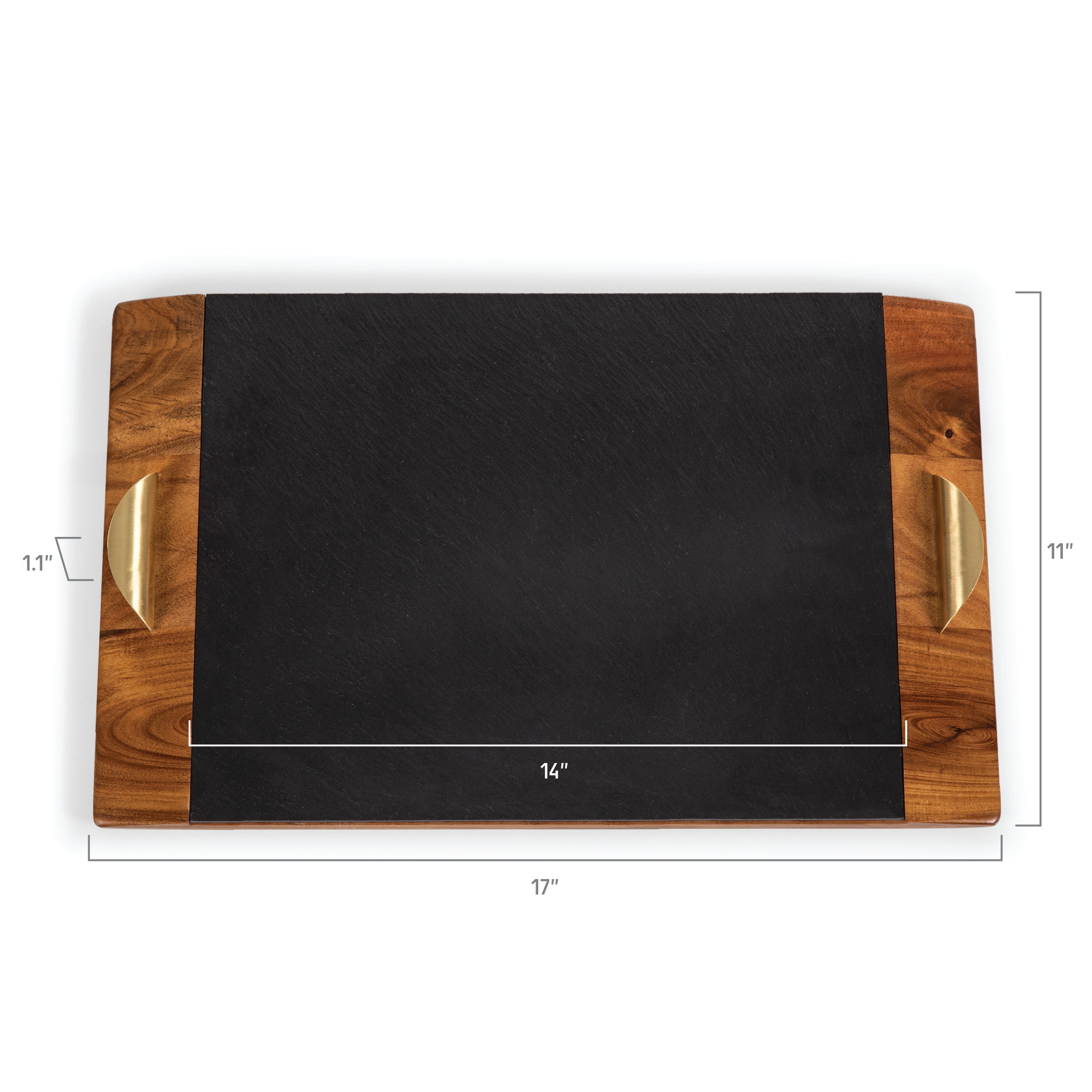 Arizona Coyotes - Covina Acacia and Slate Serving Tray