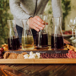 Cava Wine Tasting Kit with 4 Glass Carafes