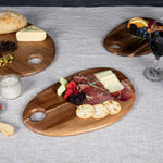 Set of 3 Pebble Shaped Acacia Serving Boards