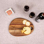 Little Mermaid - Pebble Shaped Acacia Serving Board