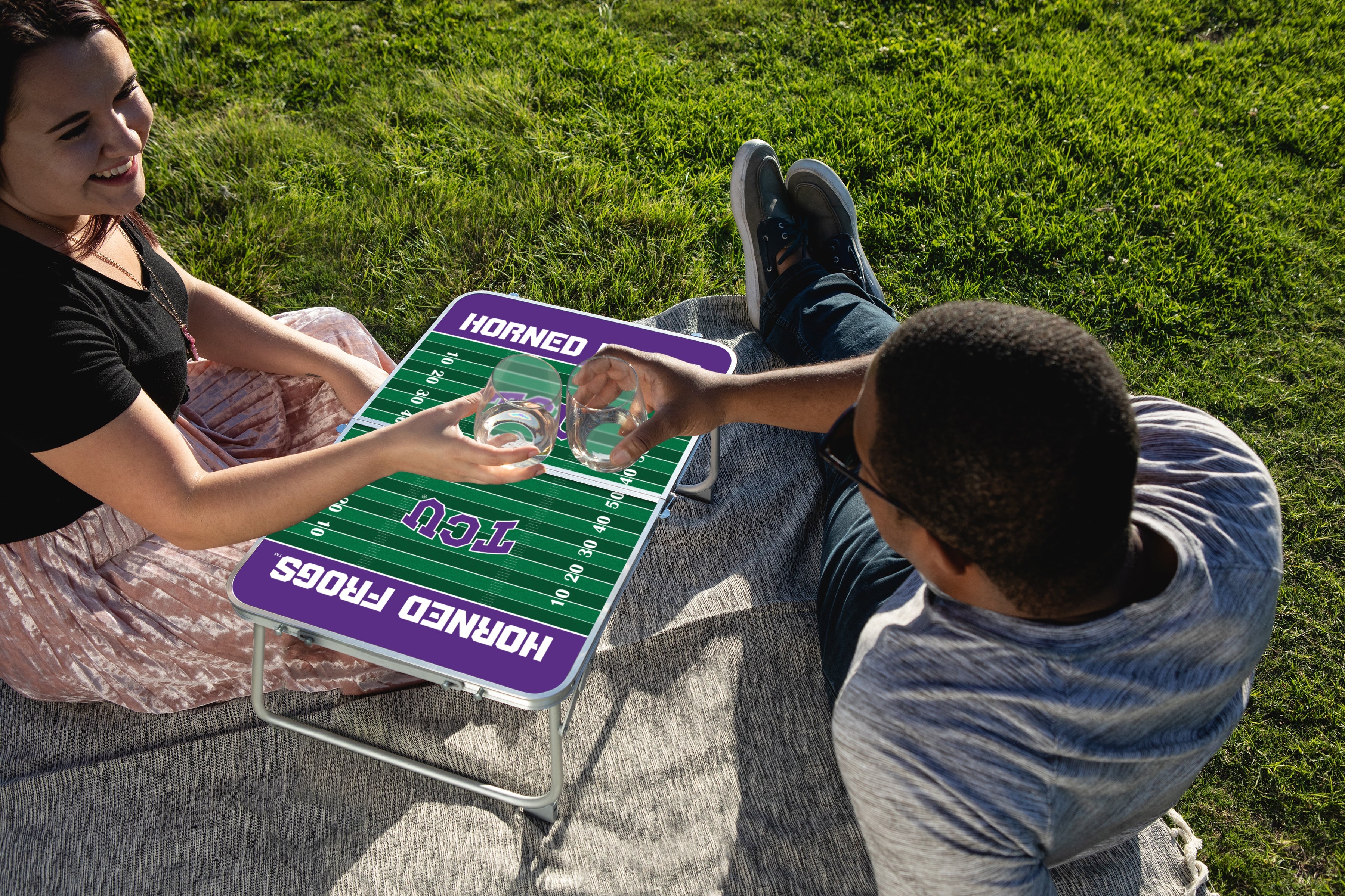 TCU Horned Frogs - Concert Table Mini Portable Table