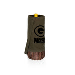 Green Bay Packers - Malbec Insulated Canvas and Willow Wine Bottle Basket