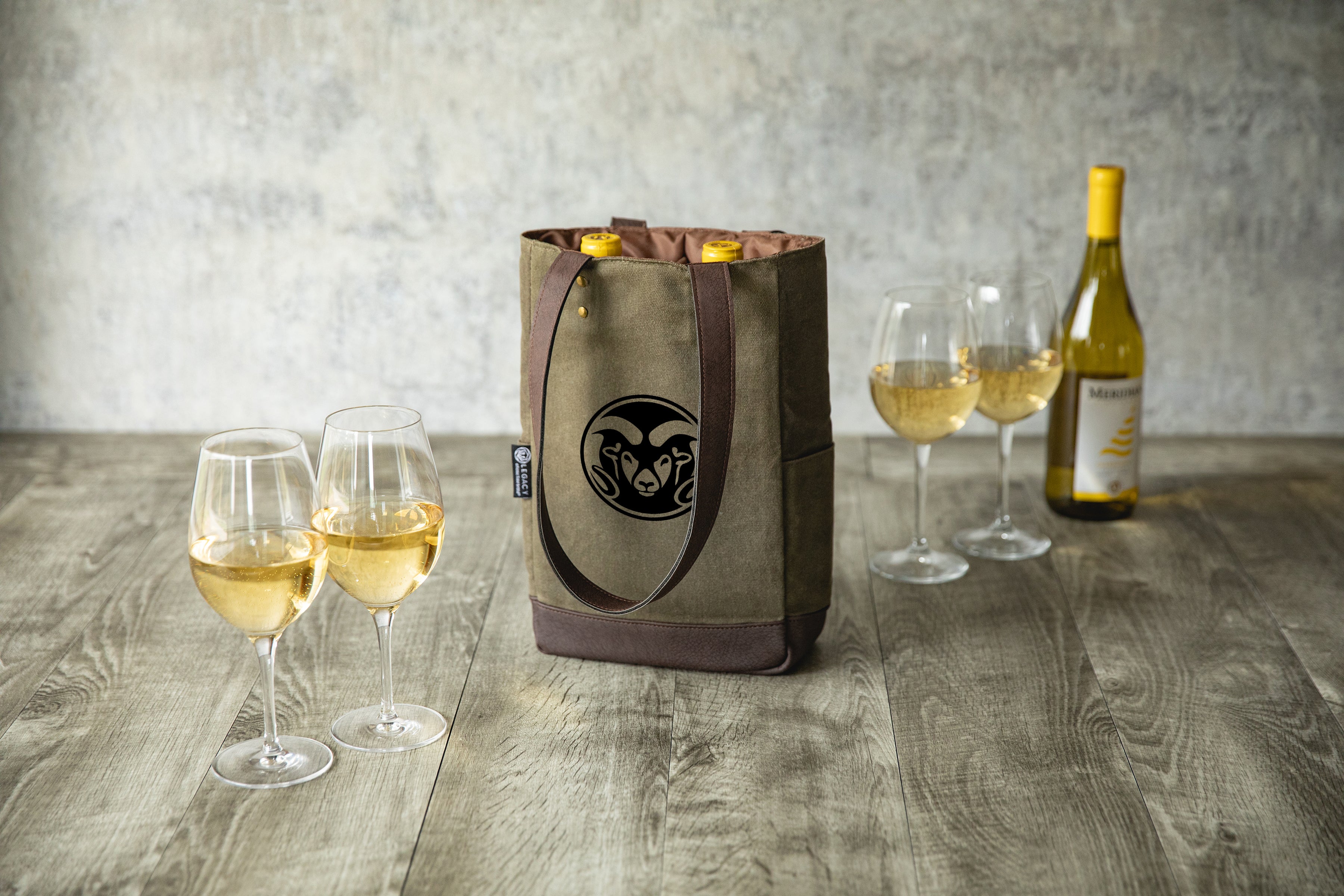 Colorado State Rams - 2 Bottle Insulated Wine Cooler Bag