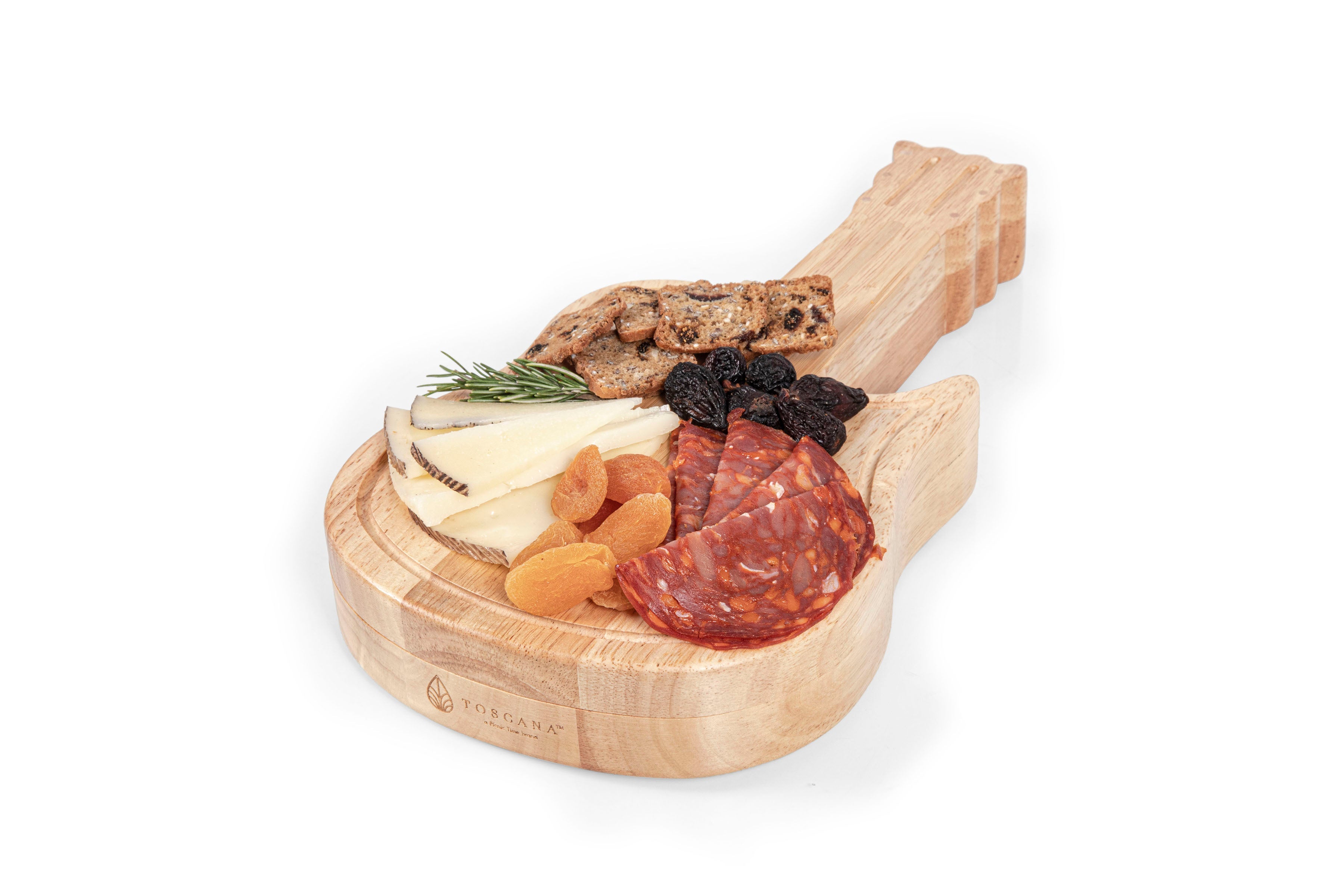 Guitar Cheese Cutting Board & Tools Set