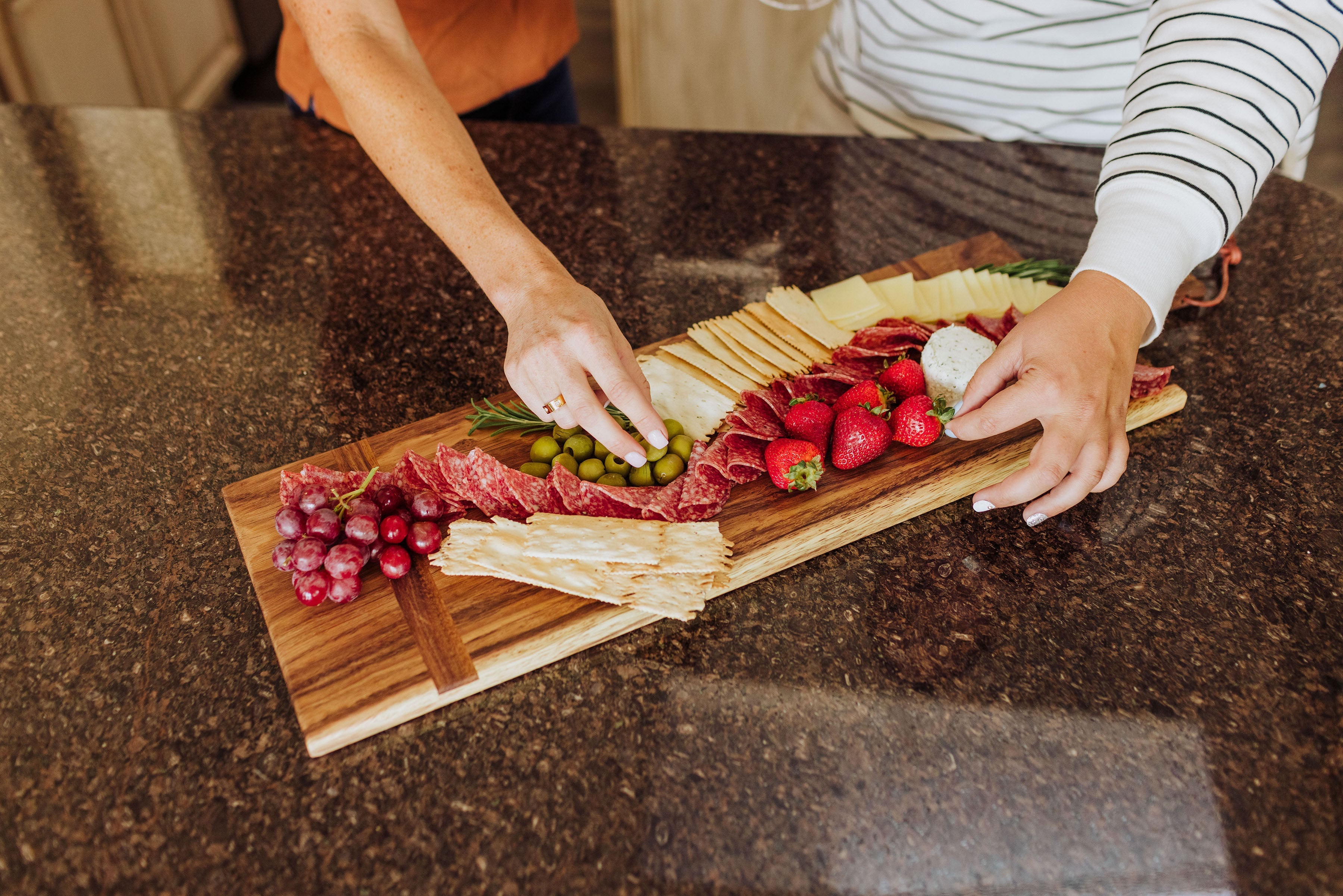 Madera Rectangular Long Charcuterie Board - 29" x 9"