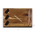 Auburn Tigers - Delio Acacia Cheese Cutting Board & Tools Set