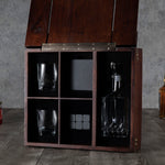 Whiskey Box Gift Set with Decanter