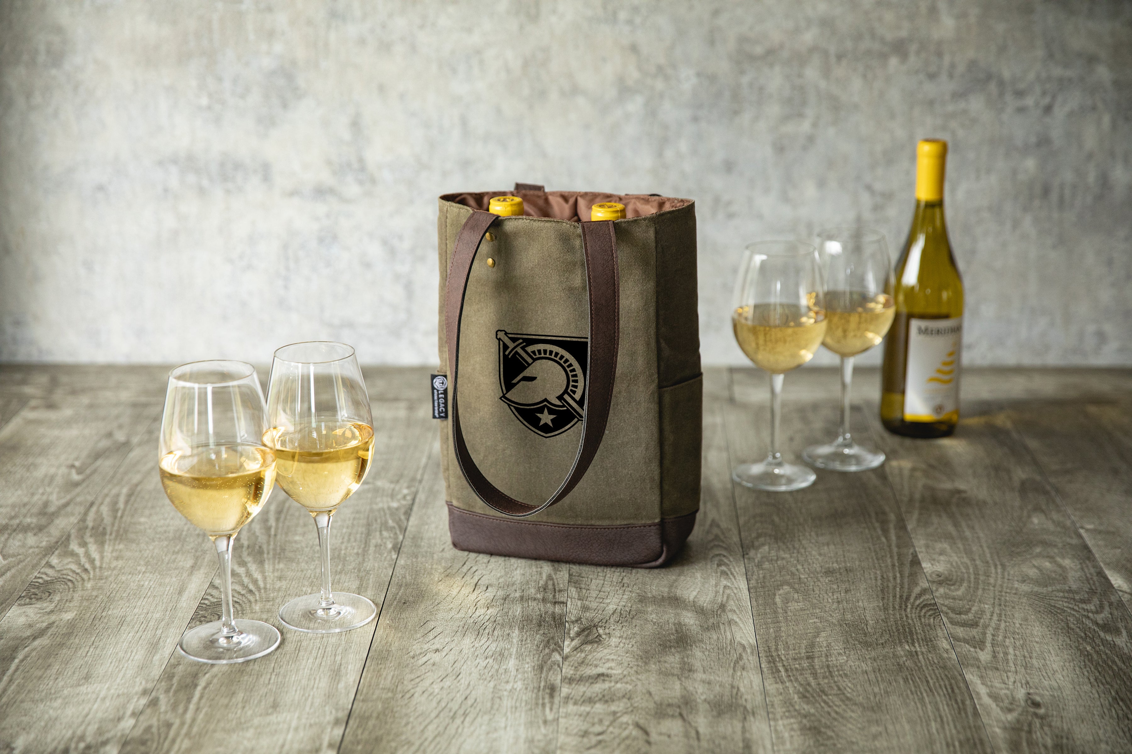 Army Black Knights - 2 Bottle Insulated Wine Cooler Bag