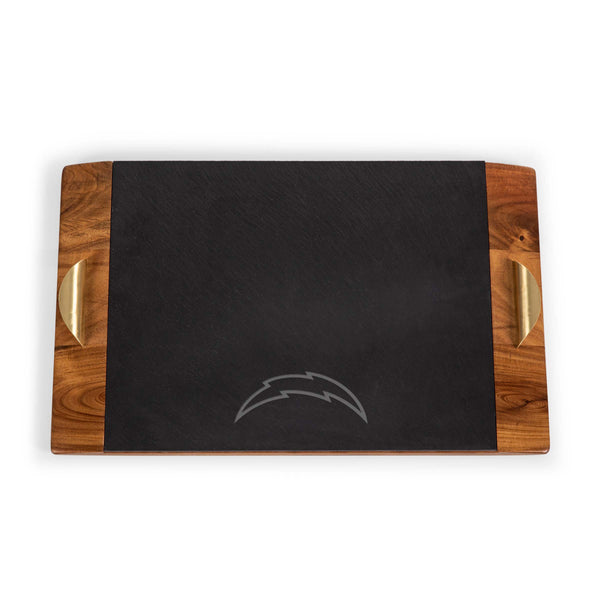 Los Angeles Chargers - Covina Acacia and Slate Serving Tray