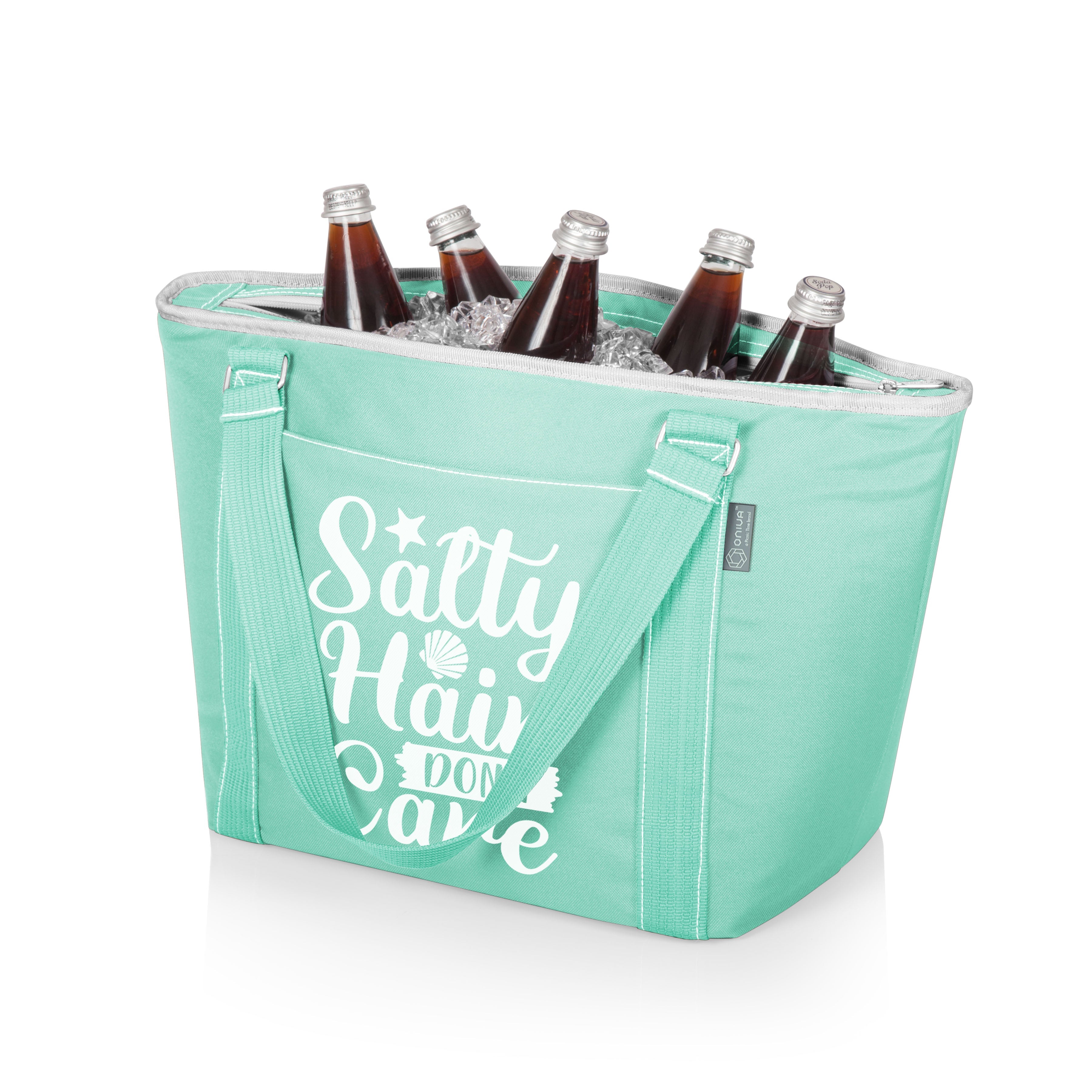 Beach Sayings Salty Hair Don't Care - Topanga Cooler Tote Bag