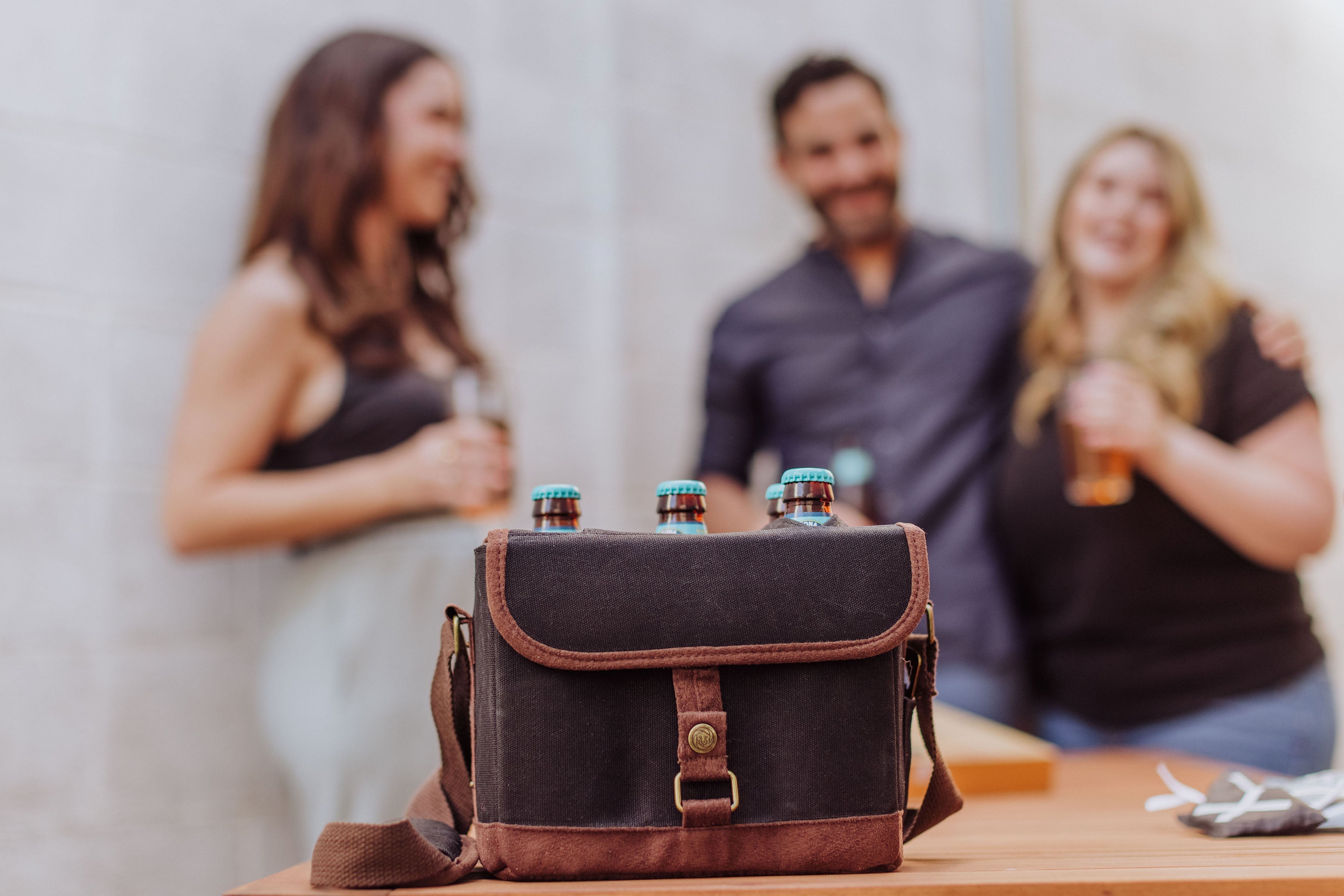 Cleveland Guardians - Beer Caddy Cooler Tote with Opener