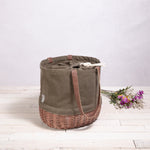 Cincinnati Reds - Coronado Canvas and Willow Basket Tote