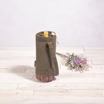 Green Bay Packers - Malbec Insulated Canvas and Willow Wine Bottle Basket