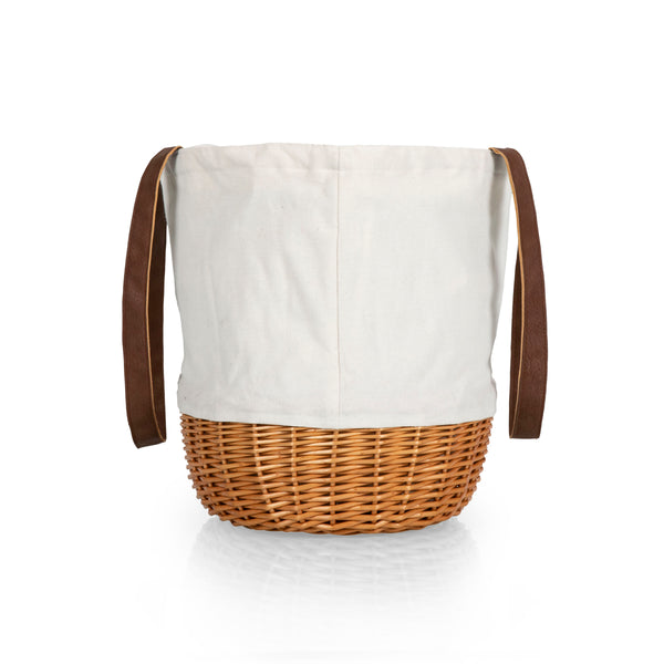 Cleveland Browns Mickey Mouse - Coronado Canvas and Willow Basket Tote