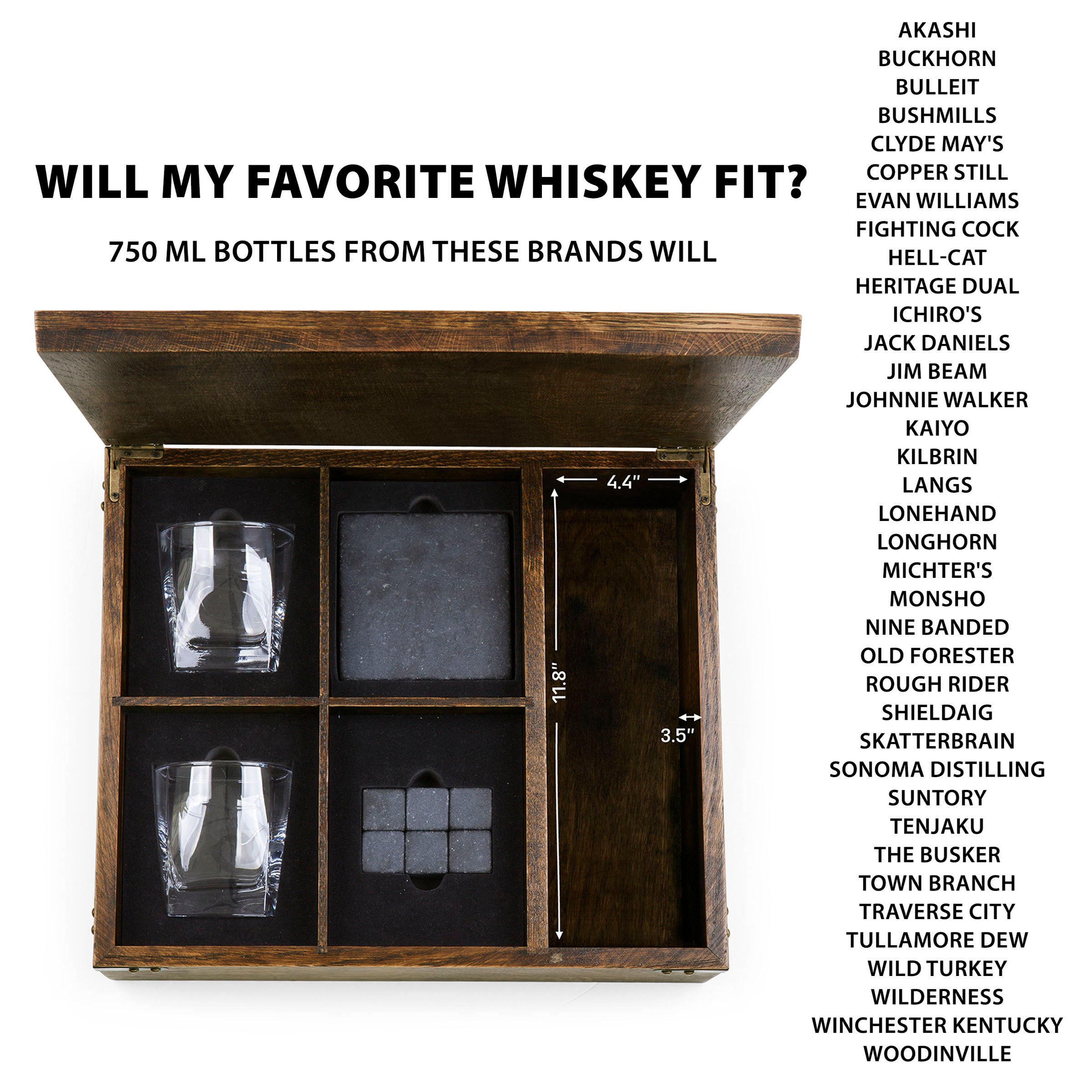 Houston Texans - Whiskey Box Gift Set
