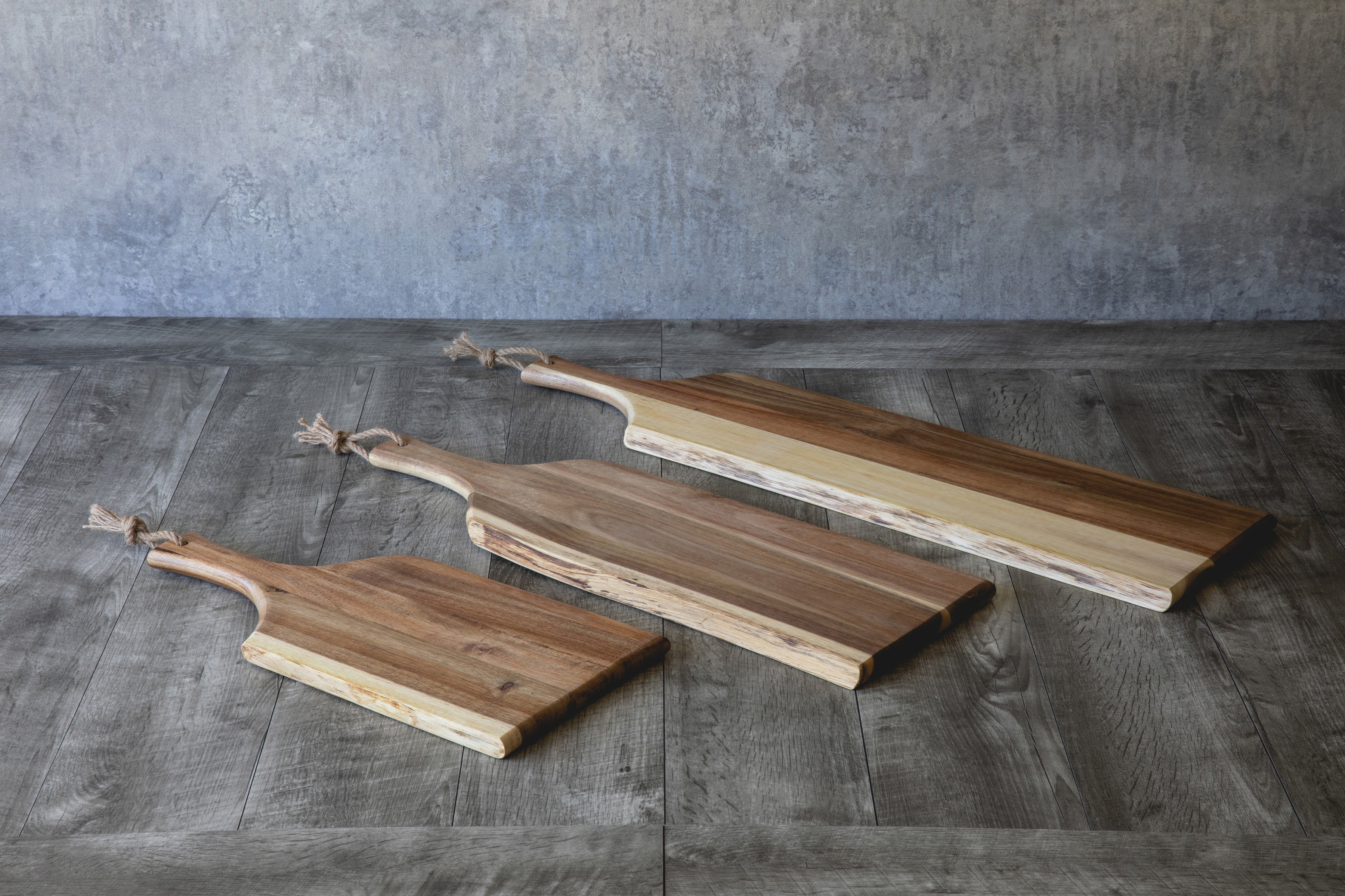 Set of 3 Artisan Serving Planks (18", 24", 30")