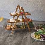 Oklahoma Sooners - Serving Ladder 3 Tiered Serving Station