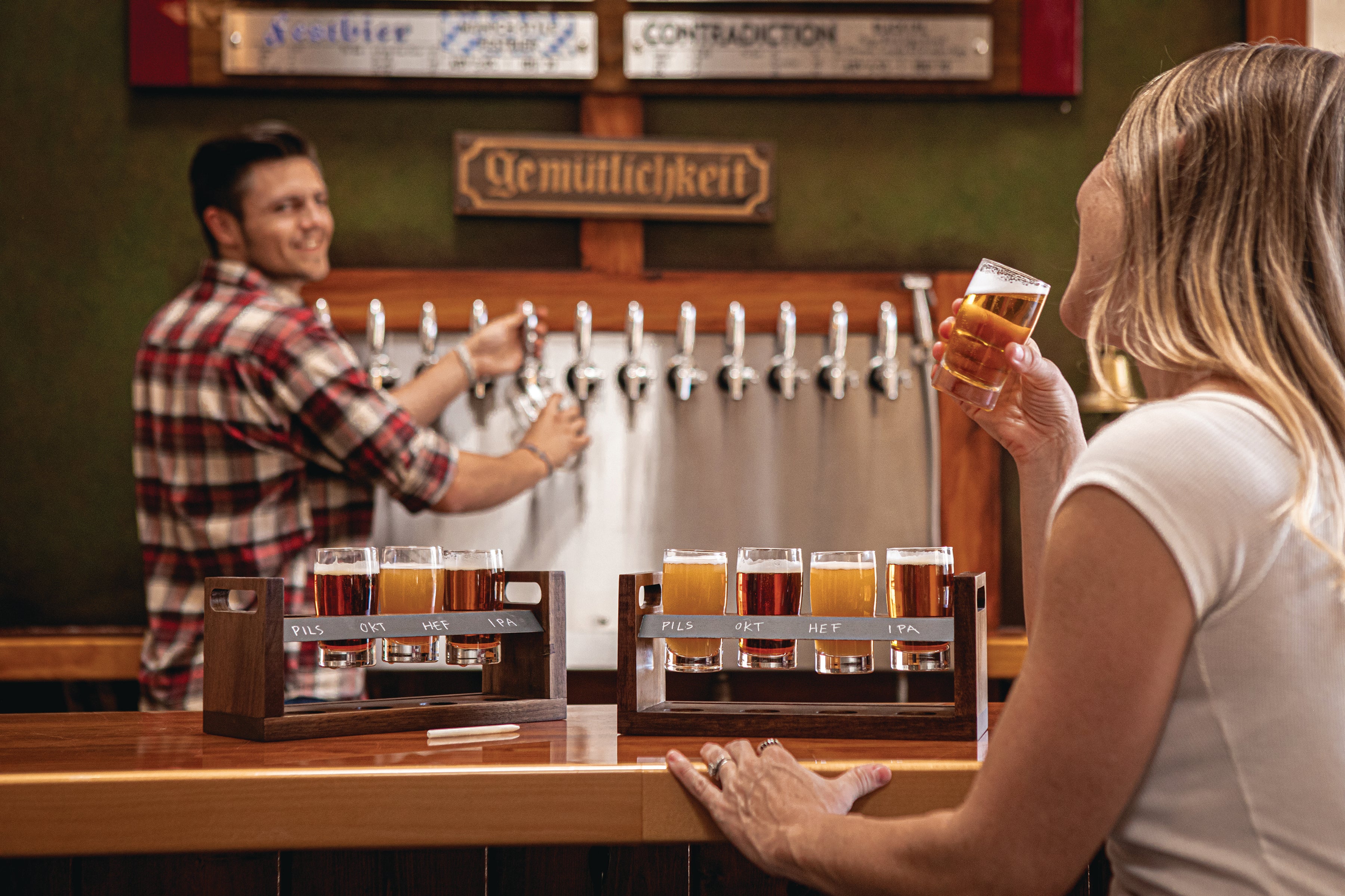 Milwaukee Brewers - Craft Beer Flight Beverage Sampler