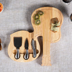 Guitar Cheese Cutting Board & Tools Set