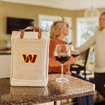 Washington Commanders - Pinot Jute 2 Bottle Insulated Wine Bag