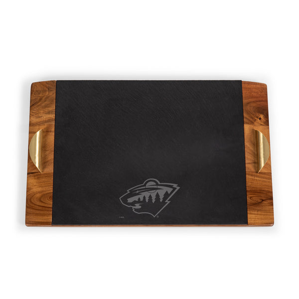 Minnesota Wild - Covina Acacia and Slate Serving Tray