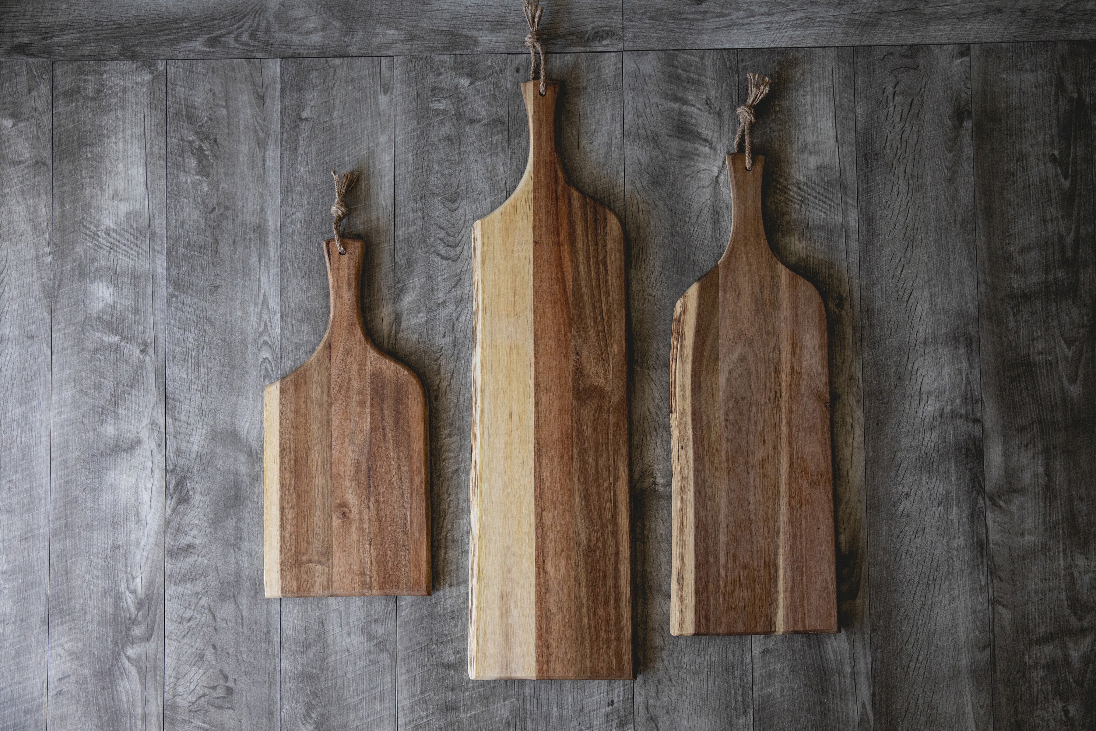 Set of 3 Artisan Serving Planks (18", 24", 30")