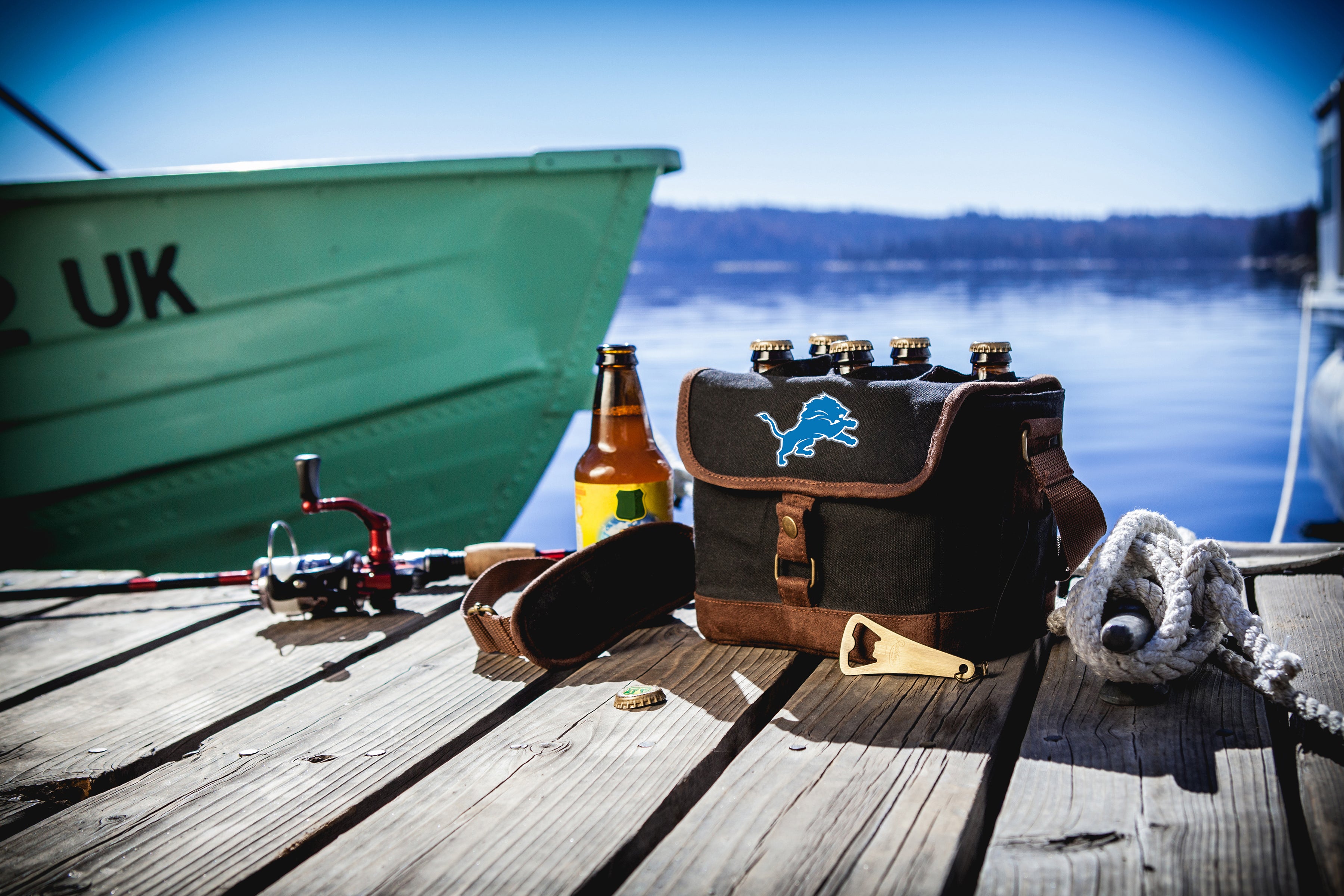 Detroit Lions - Beer Caddy Cooler Tote with Opener