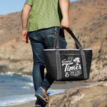 Beach Sayings Good Times & Tan Lines - Topanga Cooler Tote Bag
