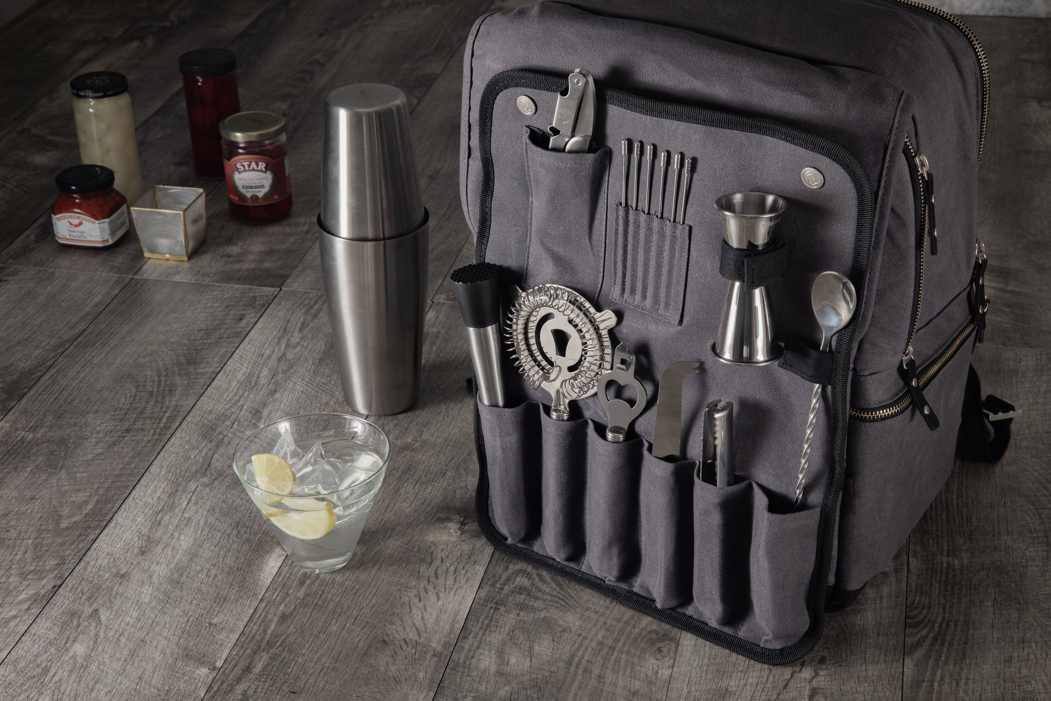 USC Trojans - Bar-Backpack Portable Cocktail Set