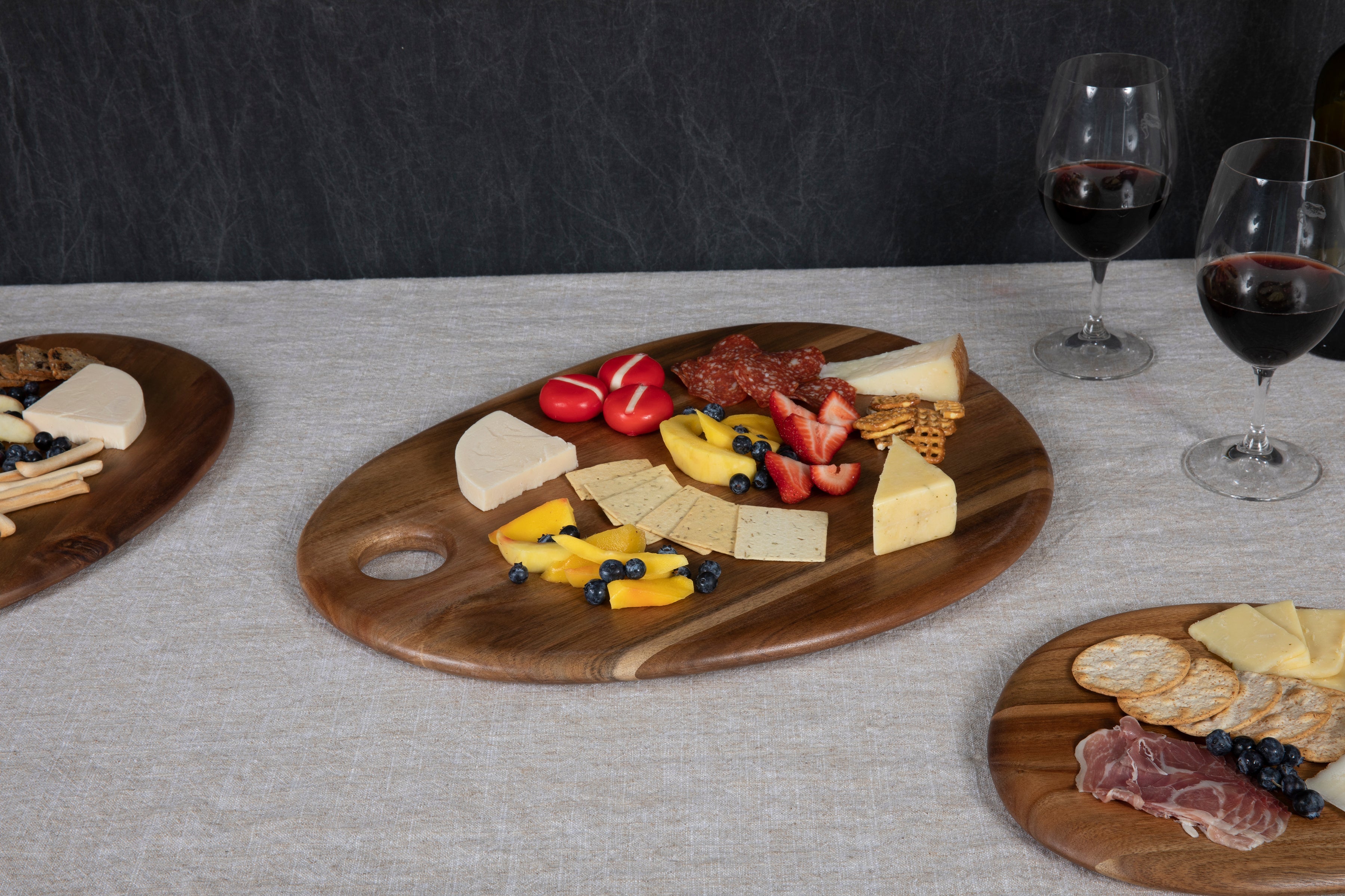 Pebble Shaped Acacia Serving Board 18" x 15"