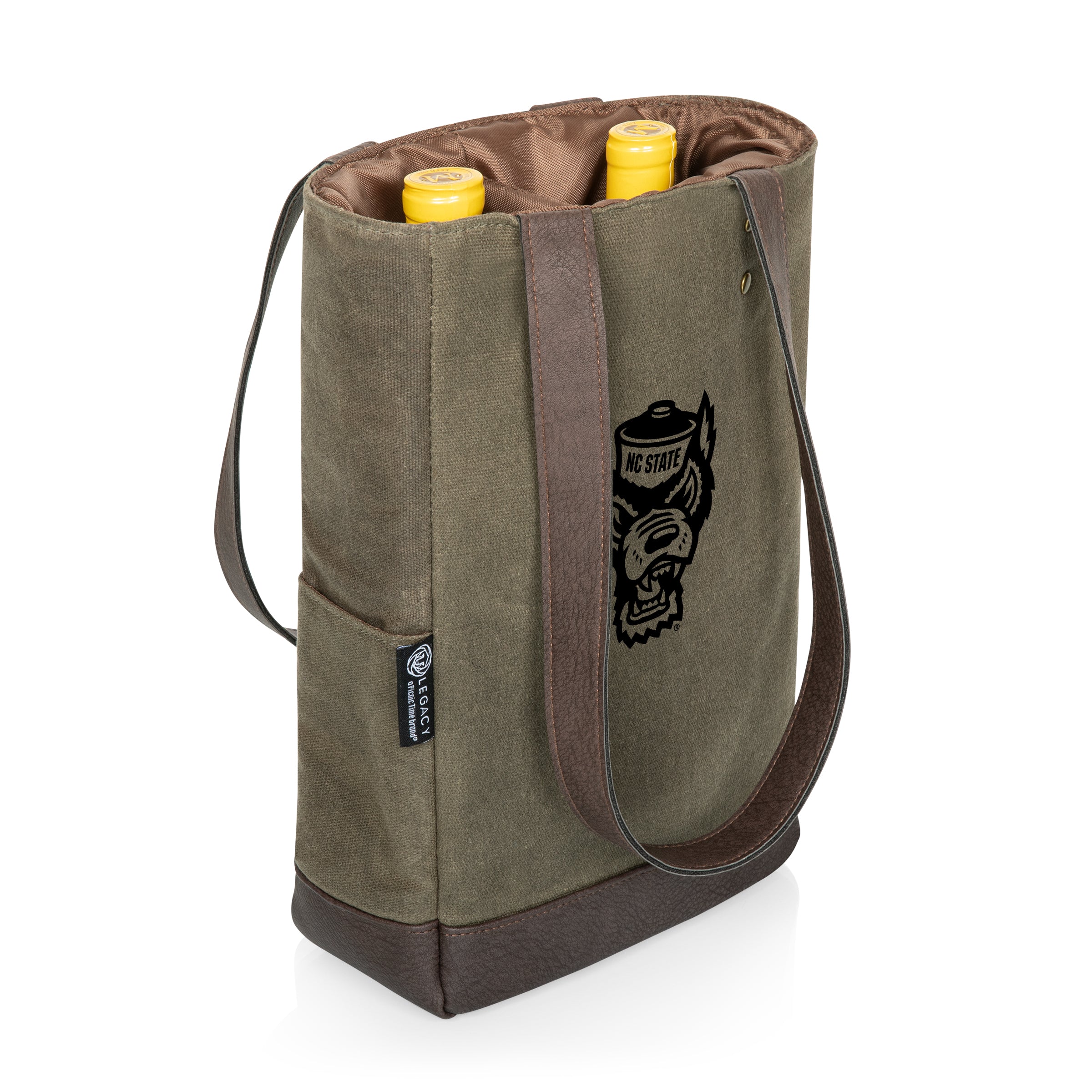 NC State Wolfpack - 2 Bottle Insulated Wine Cooler Bag