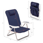 Auburn Tigers - Monaco Reclining Beach Backpack Chair