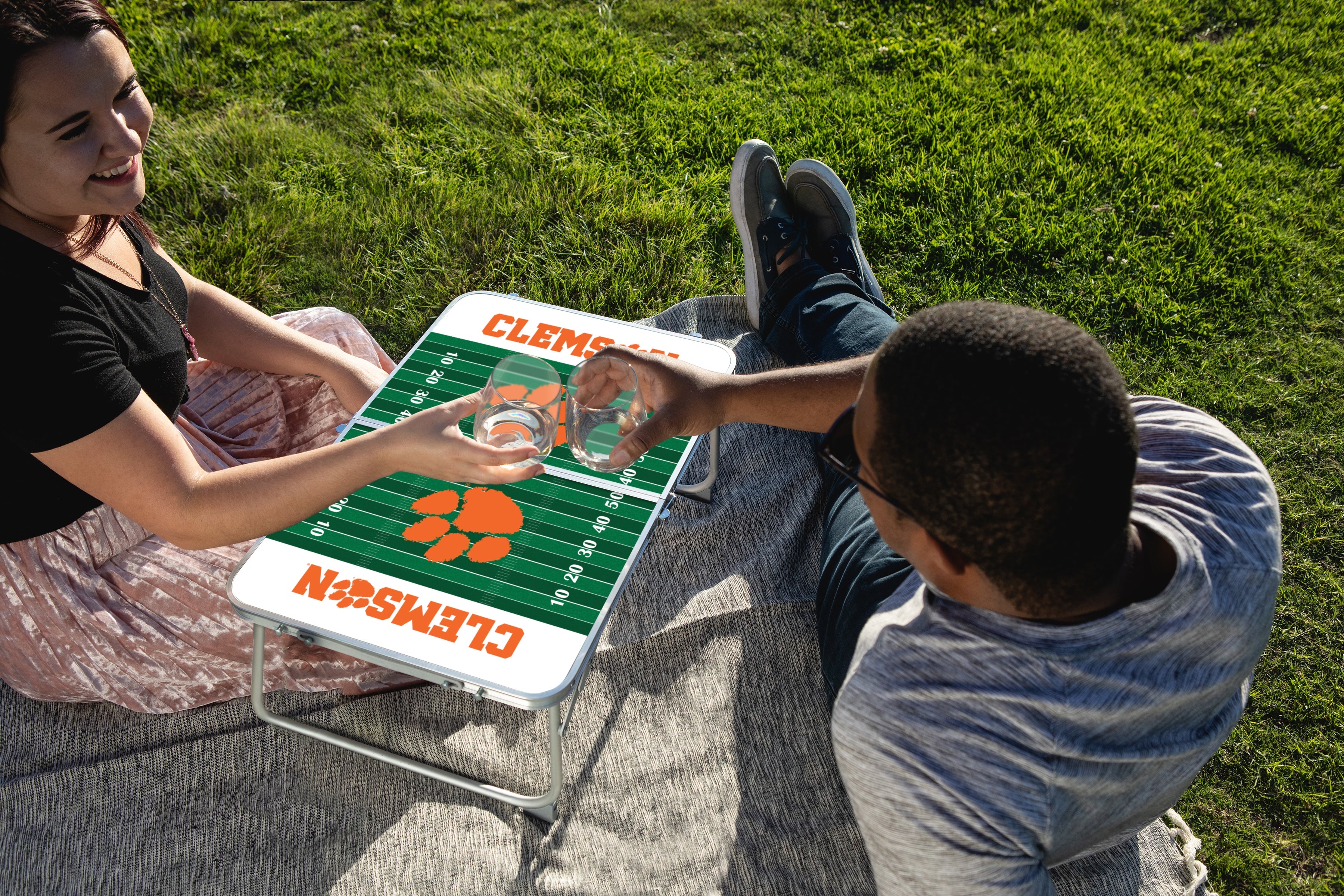 Clemson Tigers - Concert Table Mini Portable Table