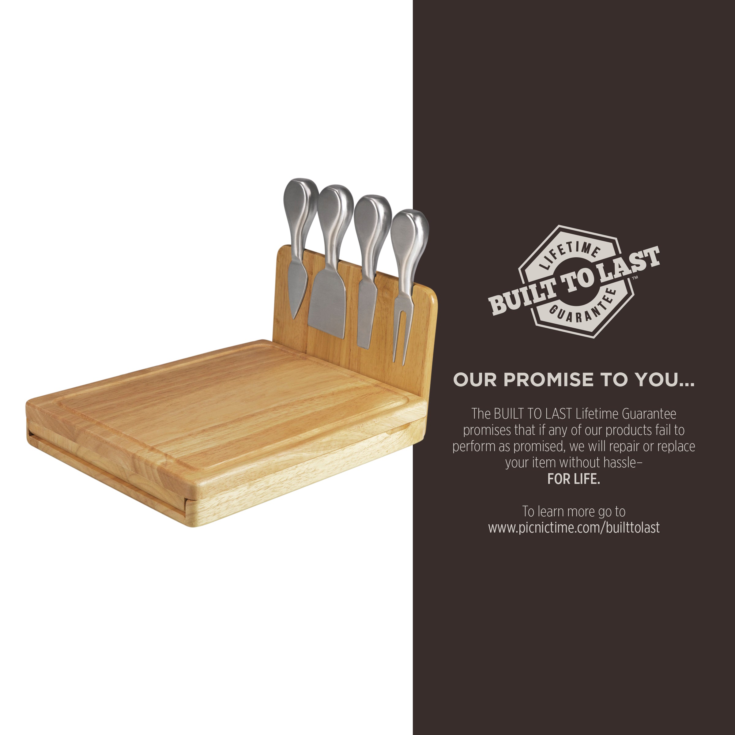 Asiago Cheese Cutting Board & Tools Set