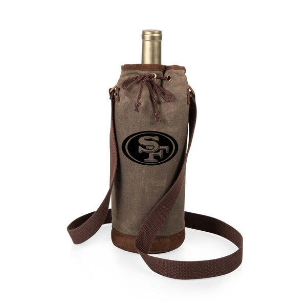 San Francisco 49ers - Waxed Canvas Wine Tote