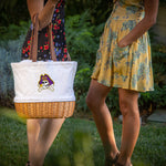 East Carolina Pirates - Coronado Canvas and Willow Basket Tote