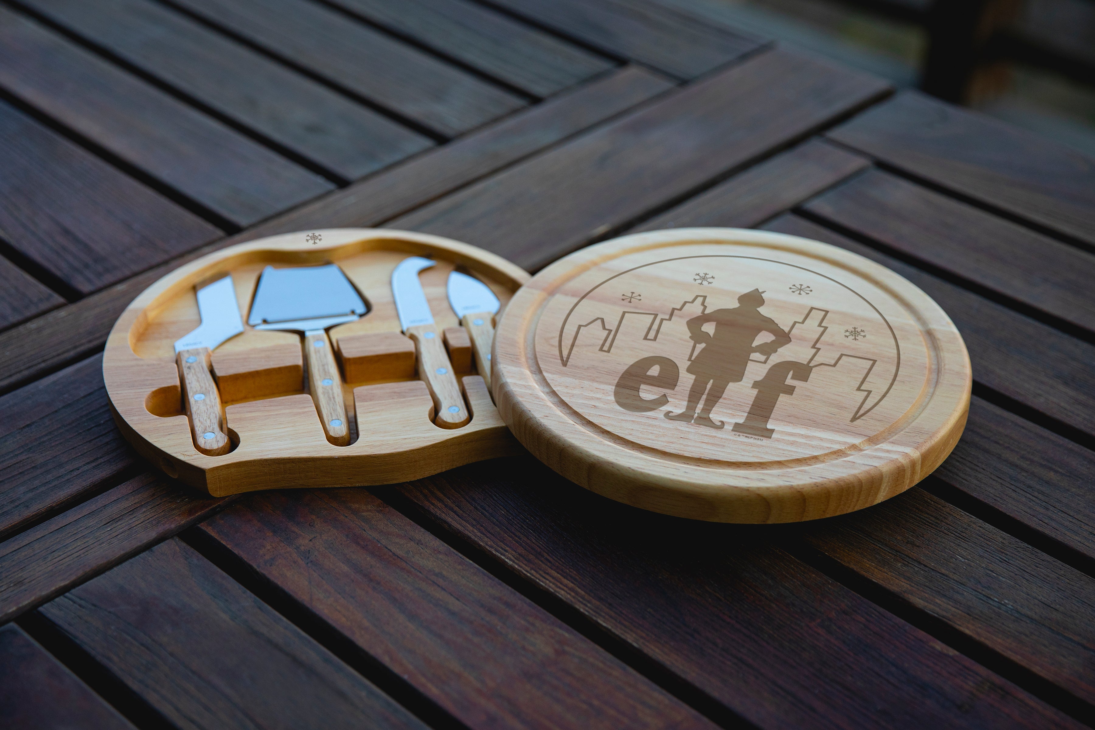 Elf Snow Globe - Circo Cheese Cutting Board & Tools Set