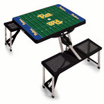 Pittsburgh Panthers Football Field - Picnic Table Portable Folding Table with Seats