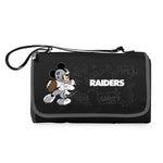 Las Vegas Raiders Mickey Mouse - Blanket Tote Outdoor Picnic Blanket