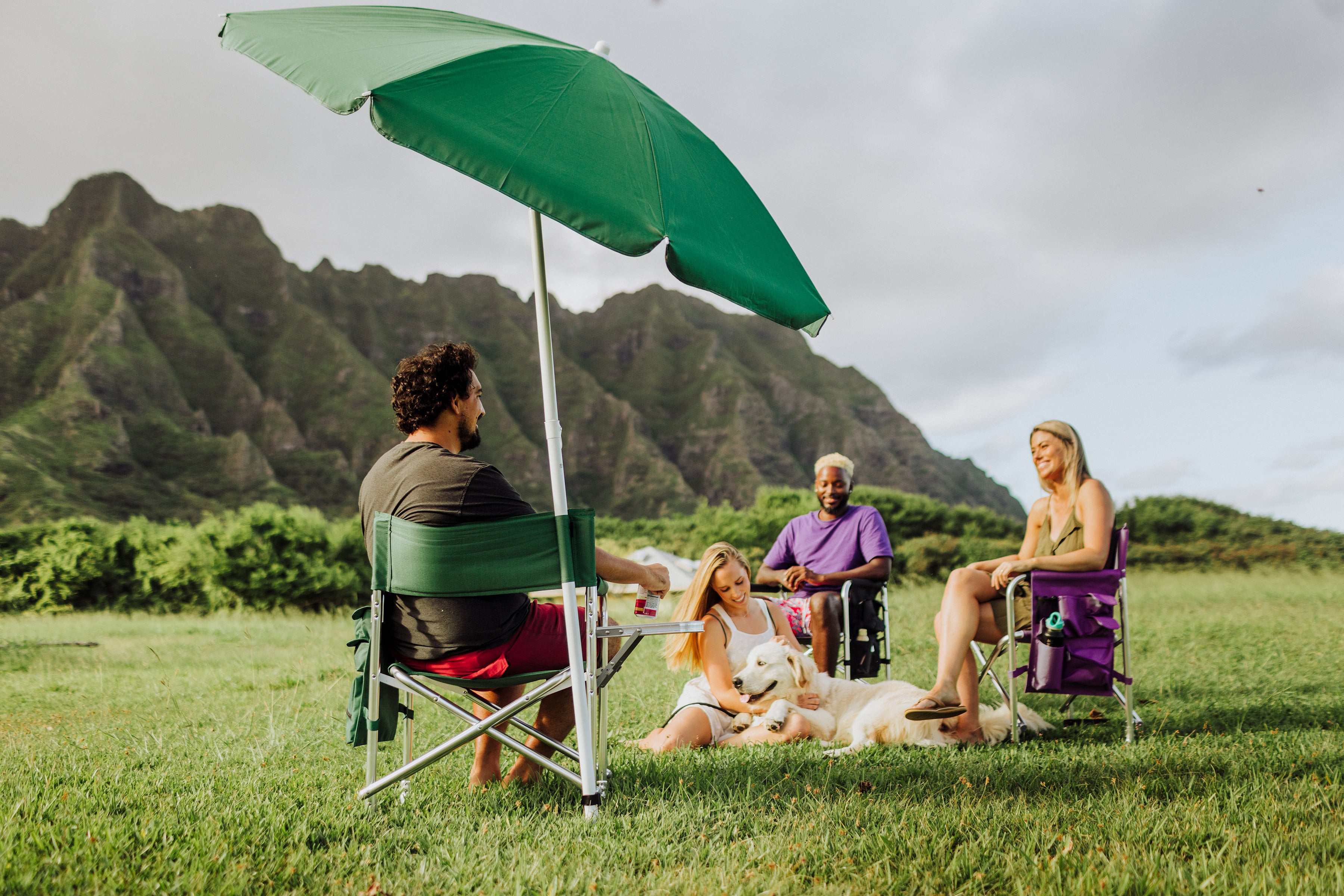 Oregon Ducks - 5.5 Ft. Portable Beach Umbrella