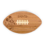 New Orleans Saints Mickey Mouse - Touchdown! Football Cutting Board & Serving Tray