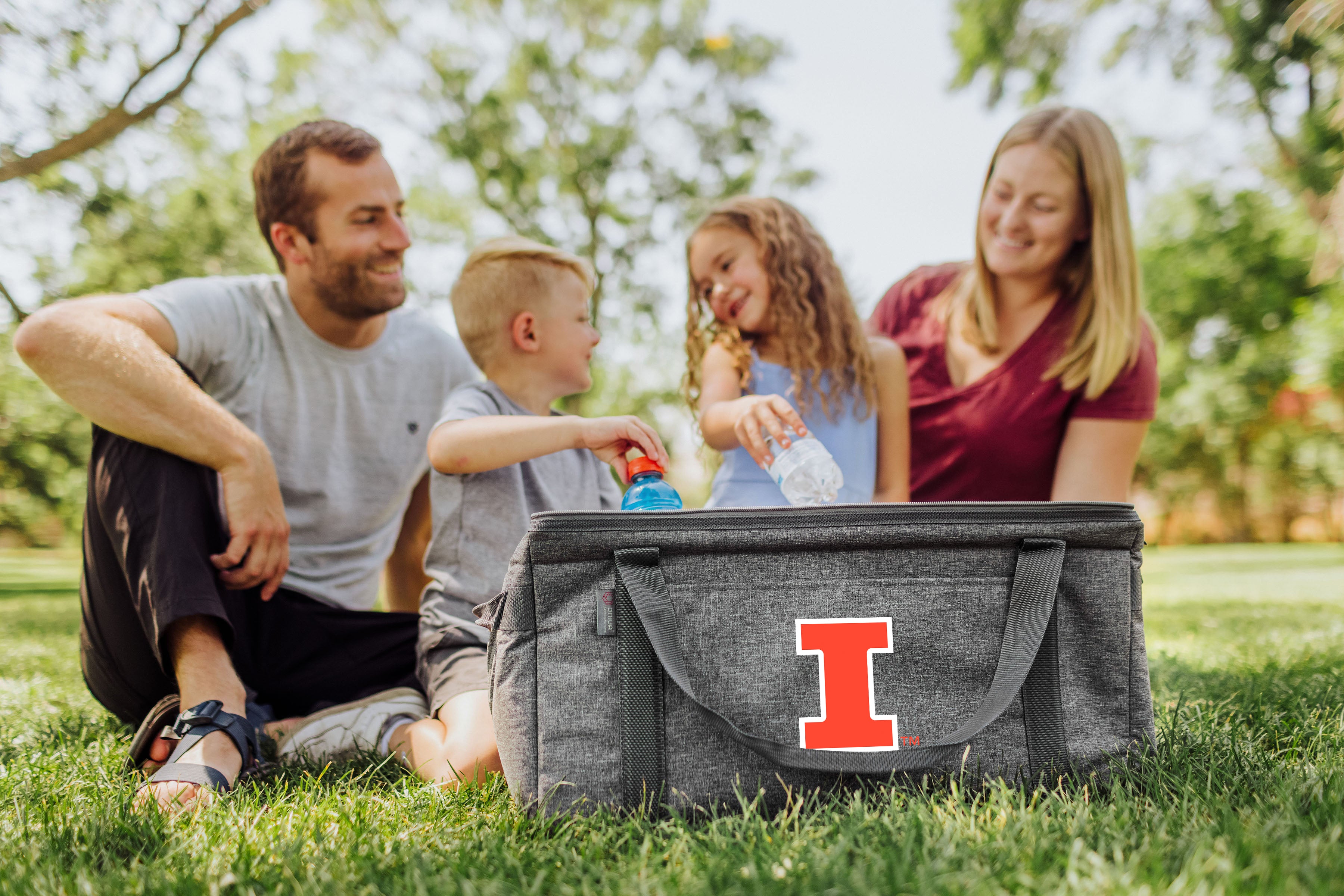 Illinois Fighting Illini - 64 Can Collapsible Cooler