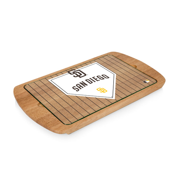 San Diego Padres - Billboard Glass Top Serving Tray