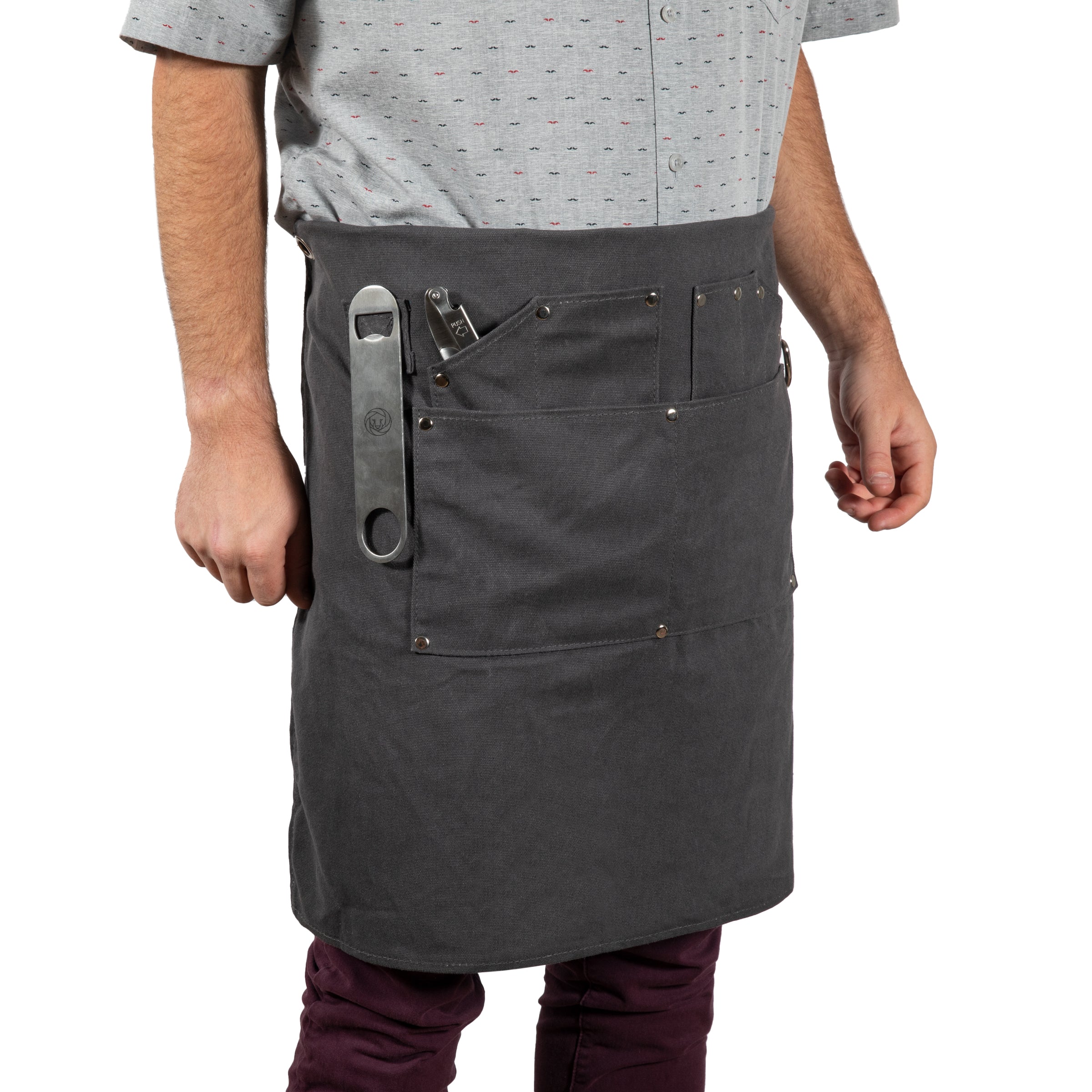 Collins Waxed Canvas Mixologist Apron